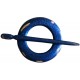Shawl pins Circular Blue