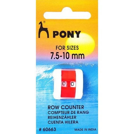 Pony row counter thick needles